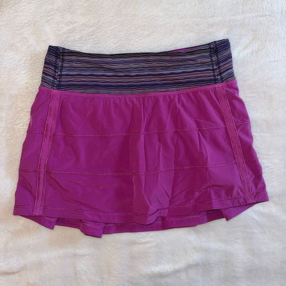Lululemon Womens Size 2 Pace Rival Skort II Ultra Violet Purple Active Tennis